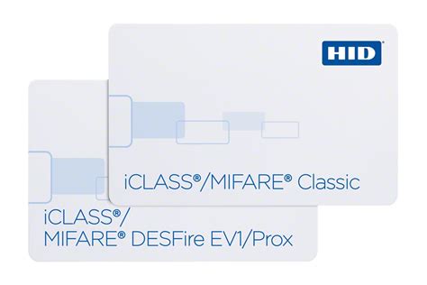 iCLASS & Mifare DESFire EV1 